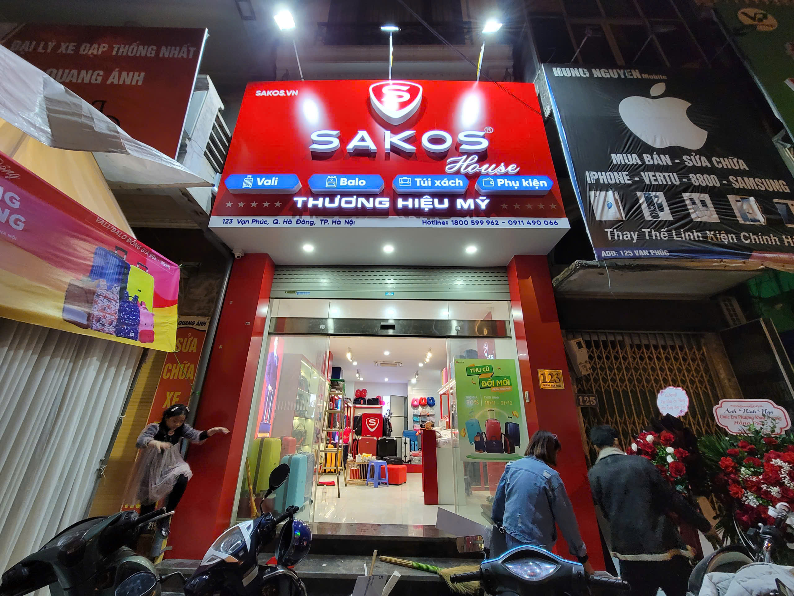 chữ nổi đèn led sakos