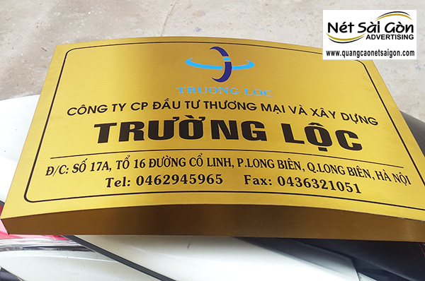 biển công ty Trường Lộc