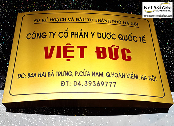 biển công ty Việt Đức